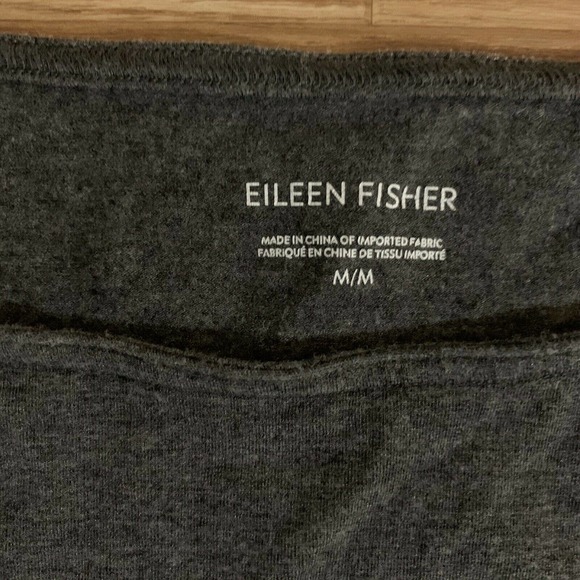 Eileen Fisher‎ grey scoop neck sleeveless top M - Picture 3 of 4